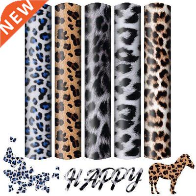 Metallic Vinyl Sheets 651 5PC Htv Lettering Film Leopard
