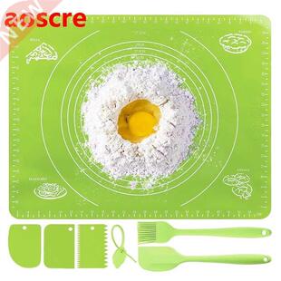 50*40cm Baking Mat Set Silicone Pastry Rolling Mat Pad Cooki