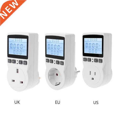 Digital Power Meter Socket Meter Current Voltage Watt Electr