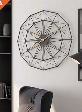 50cm Industrial Style Vintage Iron Wall Clock Modern Design
