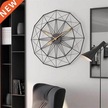 50cm Industrial Style Vintage Iron Wall Clock Modern Design