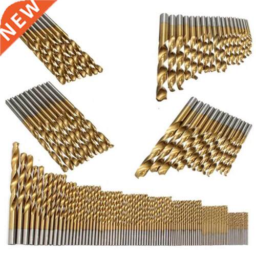 98Pcs High Speed Titanium Coated Cobalt HSS-Co Steel Drill B
