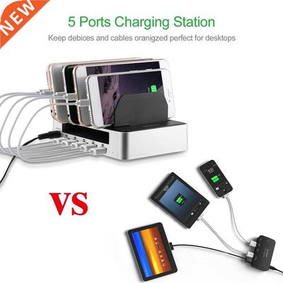 Universal 5 Ports Usb Charging Station Detachable Usb