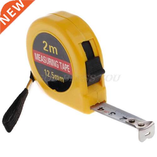 Multifunction Yellow Case 2 Meter Mini Pocket Tape Ruler Mea