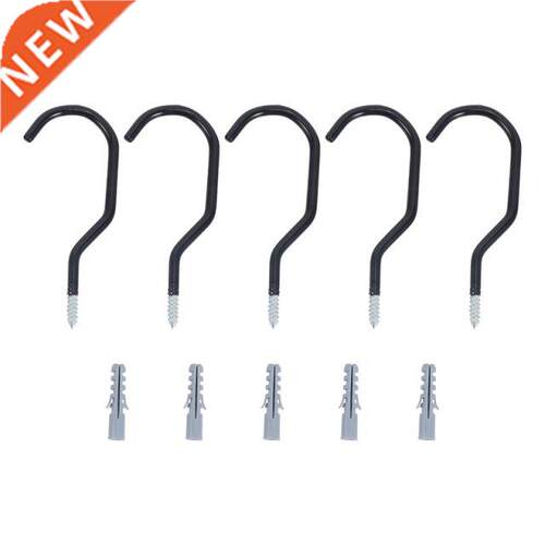 5 Pack Heavy Duty ike Storage Garage Hooks Set, asement To