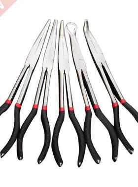 5-Pcs Multi-Function Stainless Steel 11-Inch Needle-Nosed Pl