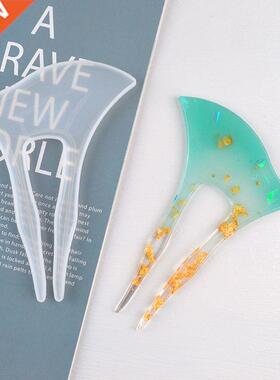 3Pcs DIY Classical Hairpin Silicone Mold Hair Sticks Jewelry