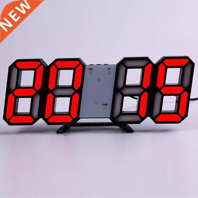 Wall Clock Watch Clock 3D Led Digital Modern Design Living