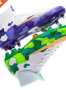 High Ankle Soccer Shoes Men Breathable Football Boots Long S