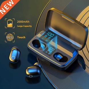 A10S Earphone Bluetooth TWS Wireless Headphone 5.0 Dual Ster