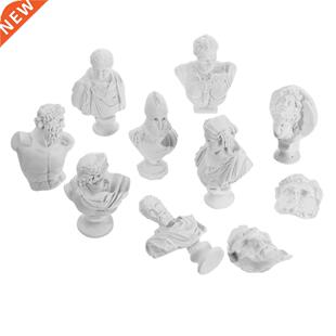 10Pcs Chic Mini Greek Statues ornment Decorative Desktop