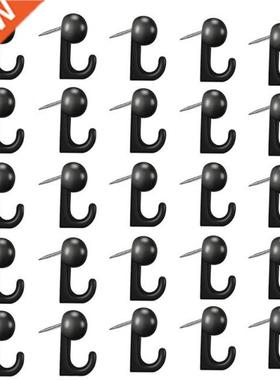 50 Pcs Creative Hook-shaped Push Pin Paper Photo Memo Docume