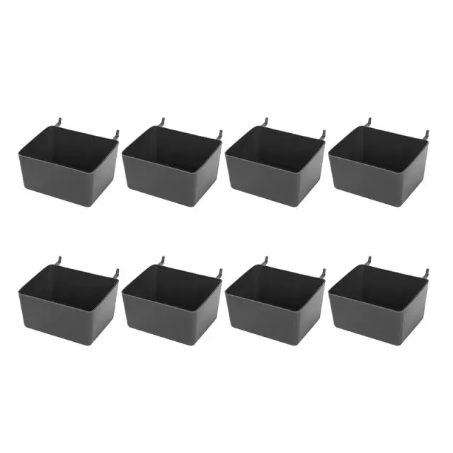 8 Pieces PEGBOARD BIT PEGBOARD Parts Storage Pegboard A