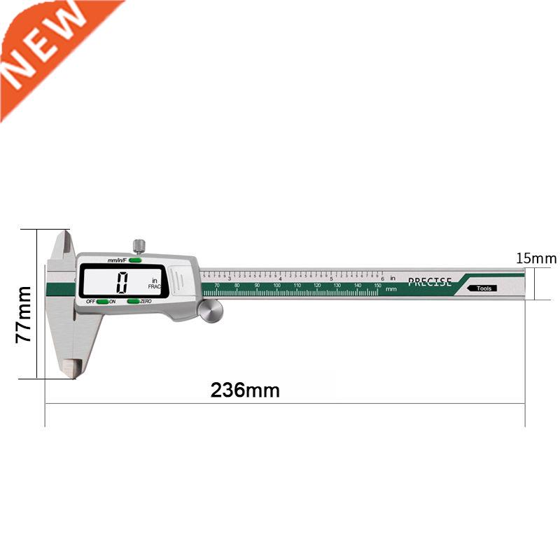 Stainless Steel Digital LCD Display Caliper 150mm Fraction M