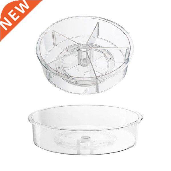 Round Turntable Spining Organization Clear Acrylic Rotating