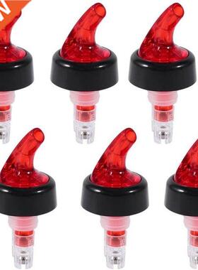 6 Pcs Measure Liquor Pourer,Plastic Measured Liquor Pourer M