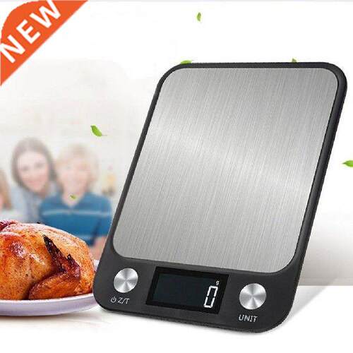 Multifunction Stainless Steel Digital Kitchen Scale LCD