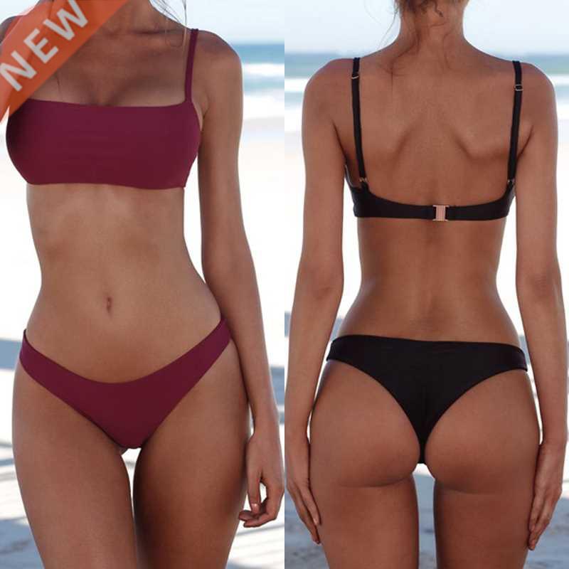 Bikini Swimsuit Beachwear Push Up Padded Bra Top G- String P