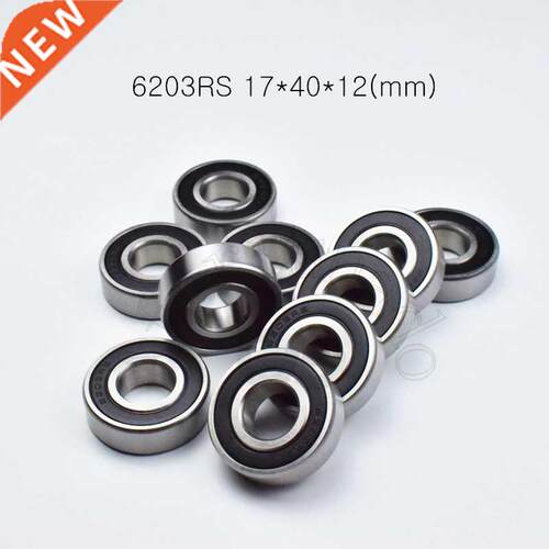 1pcs 6203RS 17*40*12(mm) free shipping chrome steel rubber