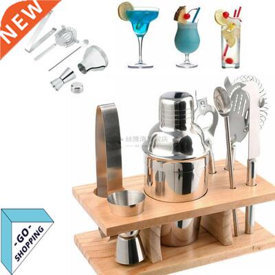 5pcs/set Stainless Steel Cocktail Shaker Mixer Wine Martini