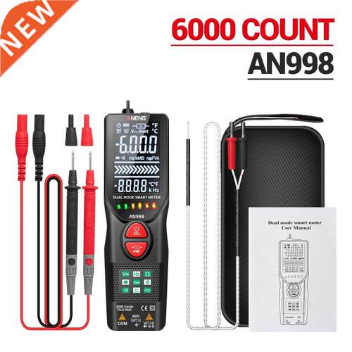 Voltmeter Temp Ohm Hz Tester Digital Multimeter AN998