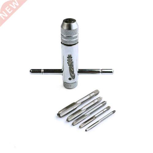 Hand Tap Set 5pcs M3 M4 M5 M6 M8 Screw Thread Plug Tap With
