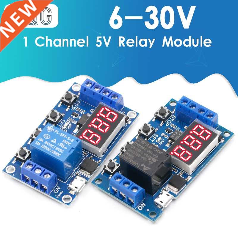DC 6-30V Support Micro USB 5V LED Display Automation Cycle D