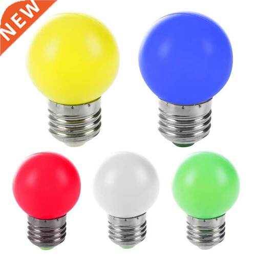 E27 LED Light Warm Red Bulb Plastic Bulb (0.5W Power, Red)