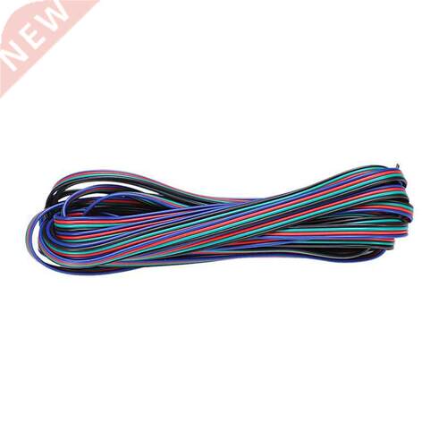 5M 4-Pin RGB LED Extension Wire Connector Cable Cord For