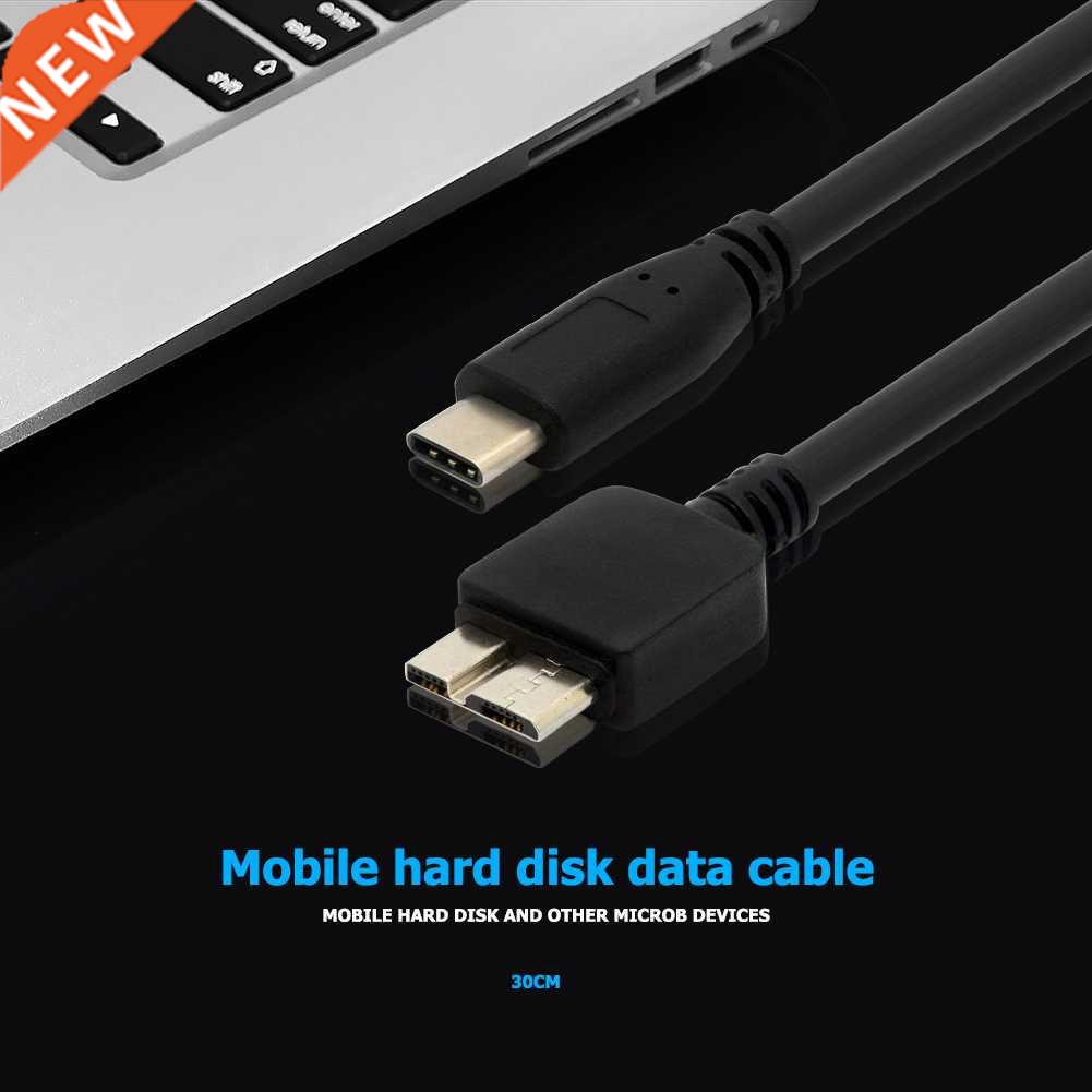 5Gbps Data Connector 30cm USB3.1 Type-C to USB 2.0 Micro B C