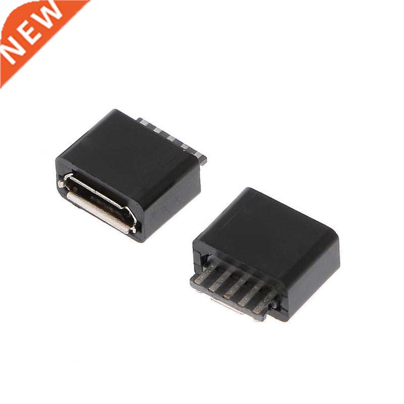 10 Pcs DIY Micro USB 5 Pin Female Socket Kit Connector Plug