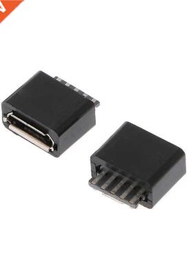 10 Pcs DIY Micro USB 5 Pin Female Socket Kit Connector Plug