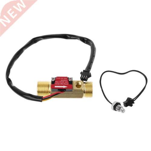 G1/2 Brass Hall Flow Rate Meter with NTC Temperature Measur