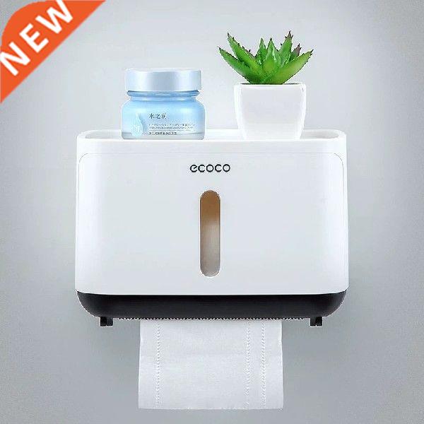 Portble Toilet Pper Holder Wterproof Tissue Box
