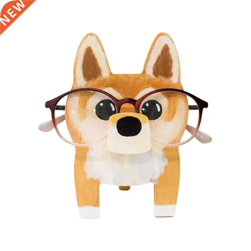 Animal Wooden Spectacle Frame Corgi / Dog / Turtle Pattern