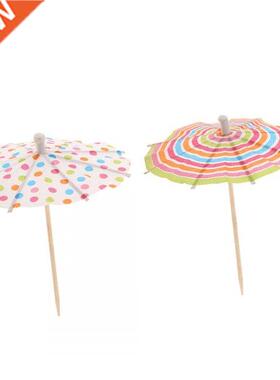 100pcs umrella drink picks paper ice cre umrella cocktai