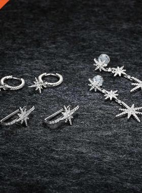 Ldu Hgh Qualty 925 Slver Meteor Earrngs Monaco Jewelry