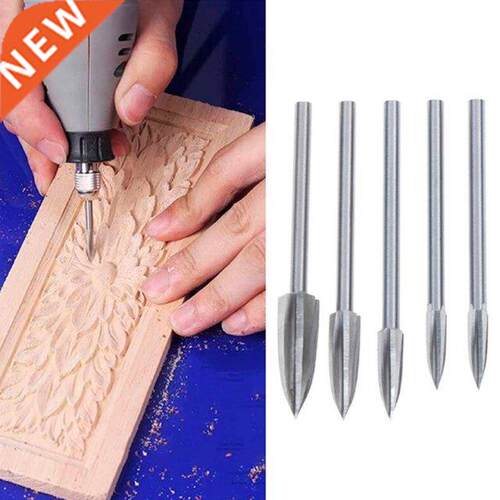 5pcs/set mm Shank Wood Carving Engraving Drill Bit Milling