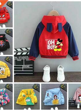 Boys Jackets For Kids Casual Outfit Girl Coat Cartoon Dinosa