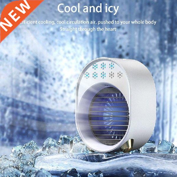 Portable Ar Condtoner Cooler Fan USB Led Lght Desktop