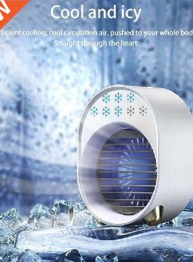 Portable Ar Condtoner Cooler Fan USB Led Lght Desktop