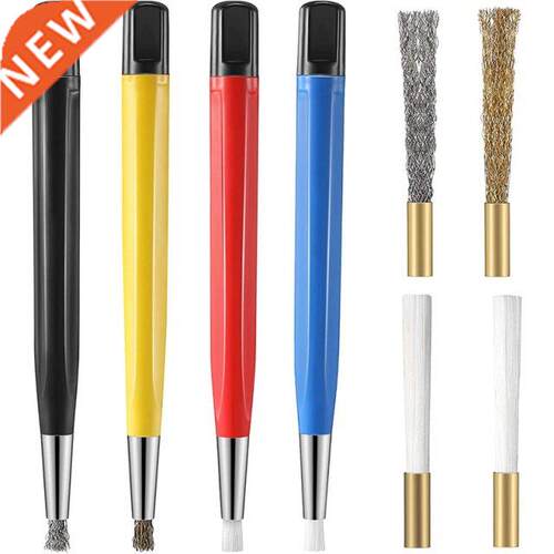 8 Pieces Scratch Brush Pen Set, Pen Style Prep Sanding Brush