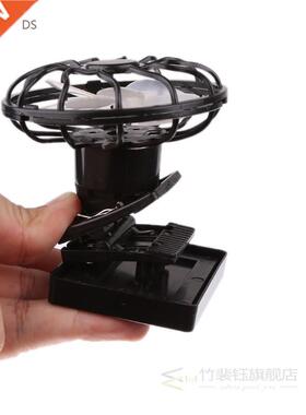 Solar Sun Power Panel Ventilator Fan Outdoor Cap Clip-on Coo