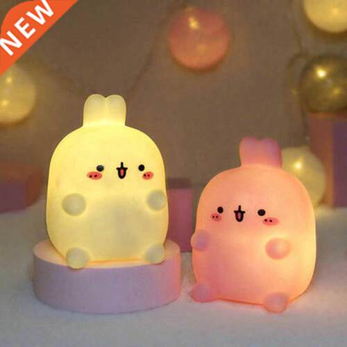 Cartoon Creative Night Light Unplugged Bunny Decoration