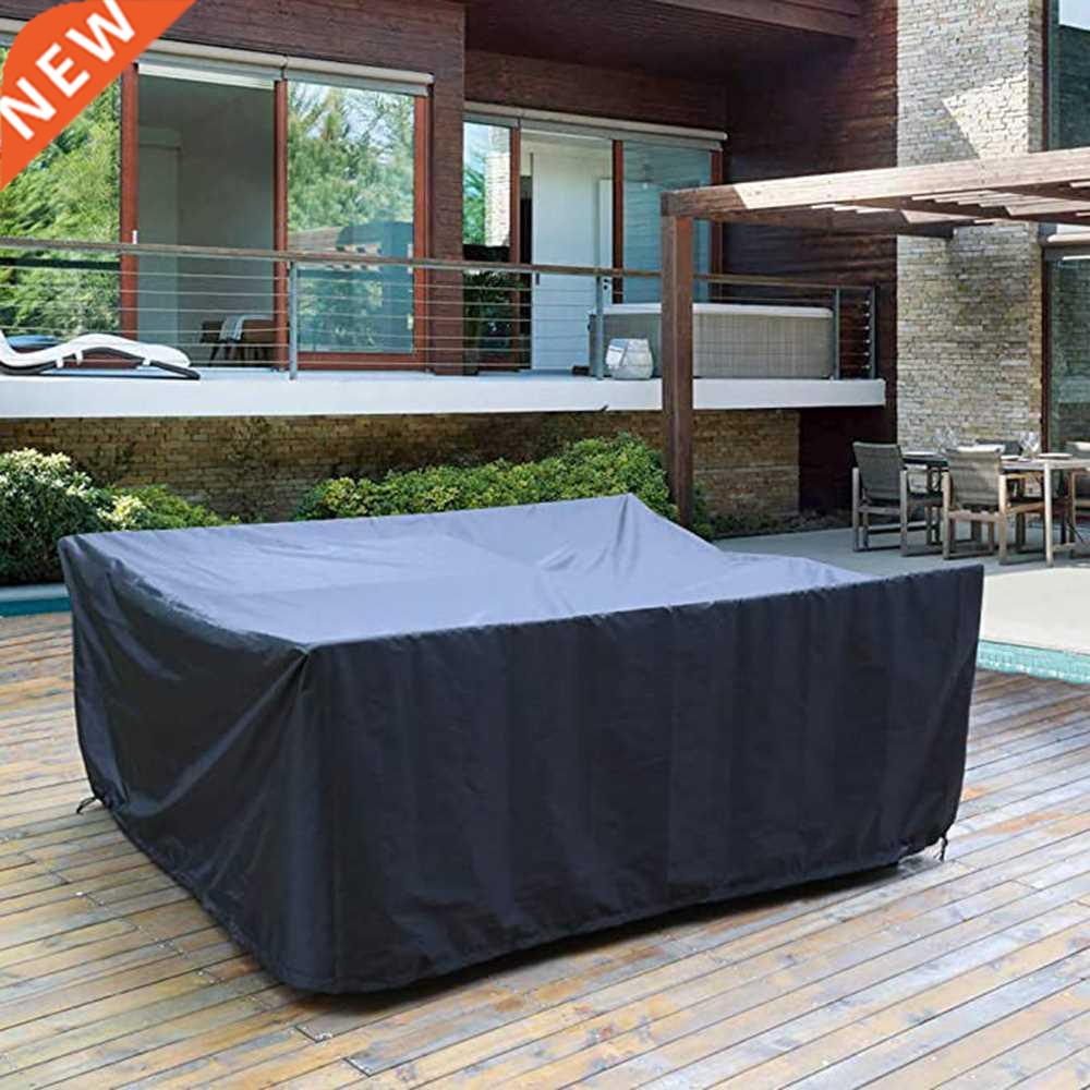 Black Outdoor Patio Garden Furniture Waterproof vers Rain Sn