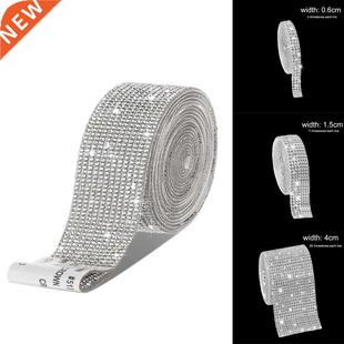 Self Adhesive Crystal Rhinestone Sticker Diamond Ribbon