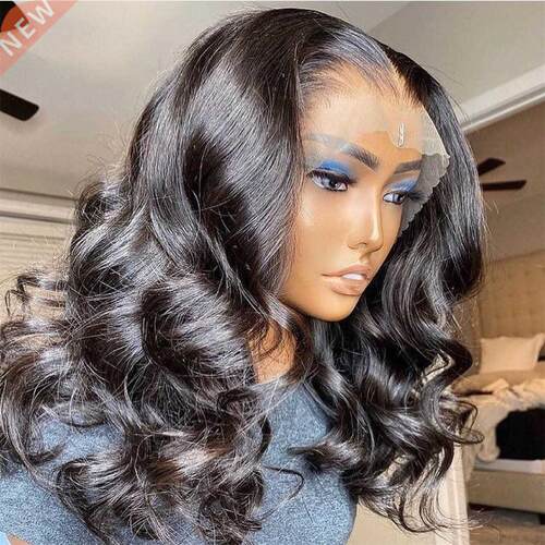 Body Wave Short Bob Wigs 13x6 Lace Front Human Hair Wigs Bra