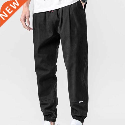 2021 Summer New Men	s Harem Pants Ankle-Length Slim F