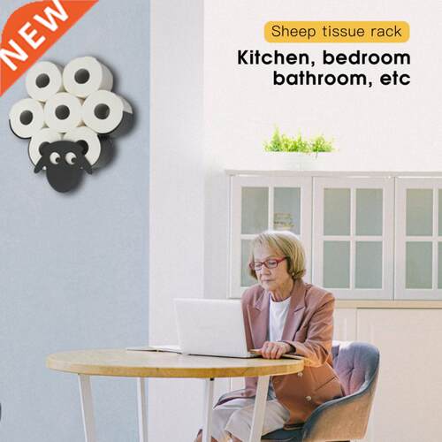 Sheep Rack Toilet Paper Holders Metal Wall Mount Bracket Pap