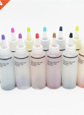 12pcs One Step Tie Dye Kit Vibrant Fabric Textile Permanent